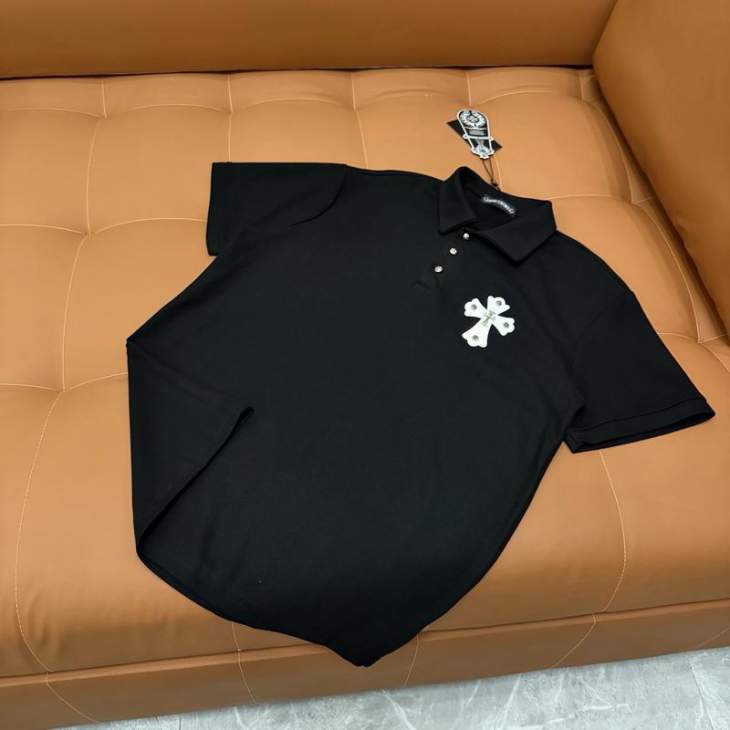 Picture of Chrome Hearts Polo Shirts Short _SKUChromeHeartsM-2XLzztr1928644